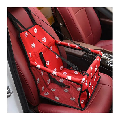 High Quality Pet Dog Car Booster Seat Pet Mesh Puppy Safety Belt Stable Foldable Travel Pet Dog Car Seat Booster Basket